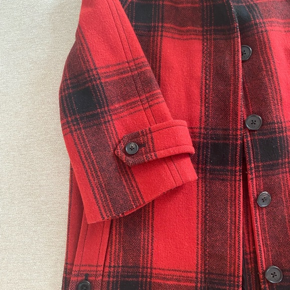 3.1 Phillip Lim Red Plaid Coat - Picture 5 of 7